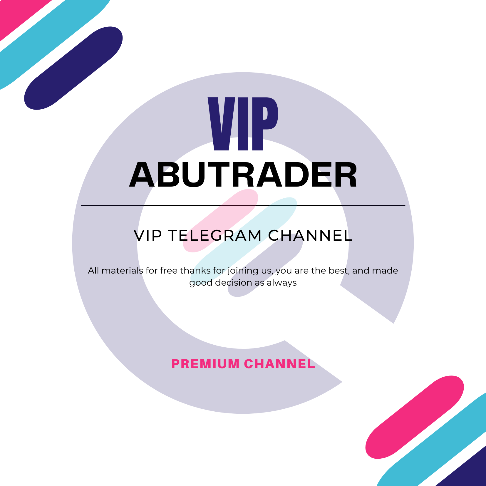 AbuTrader Telegram VIP channel